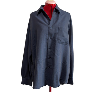Balmain Dark Blue Shirt Jacket LL212